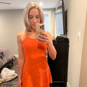 Orange dress